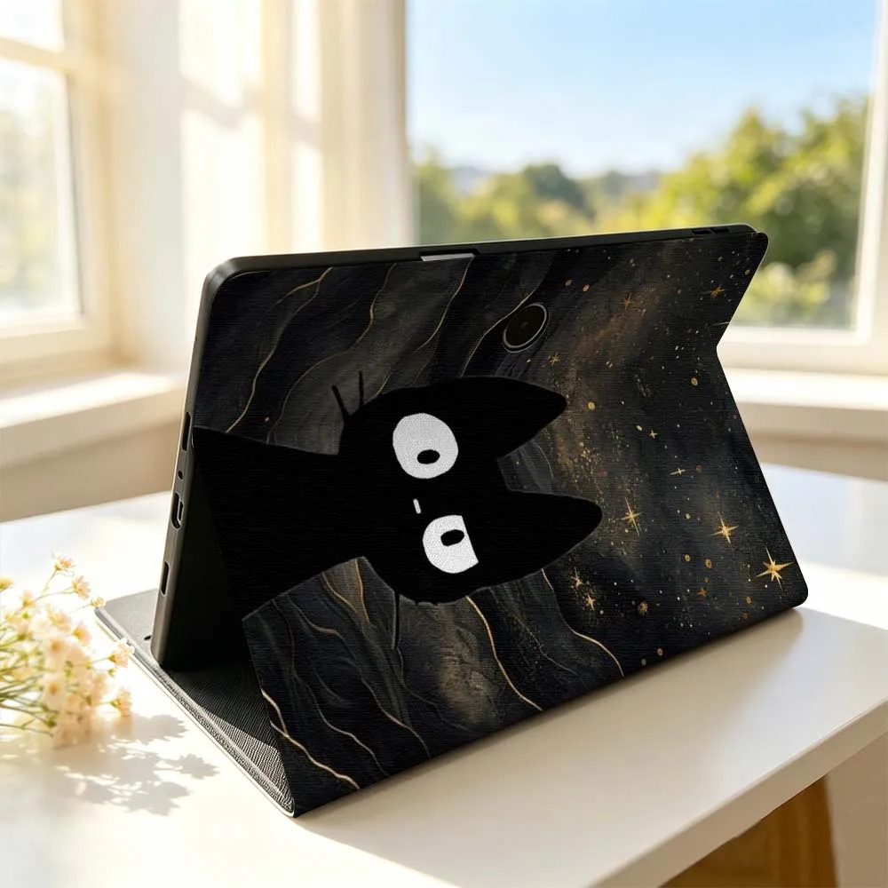 Фото Чехол для планшета Cat Starry Night для OPPO VIVO IQOO OnePlus Realme Pad 3 Pro 13 12.1 11.61 11.4 10.36 11 дюймов, мягкий №2