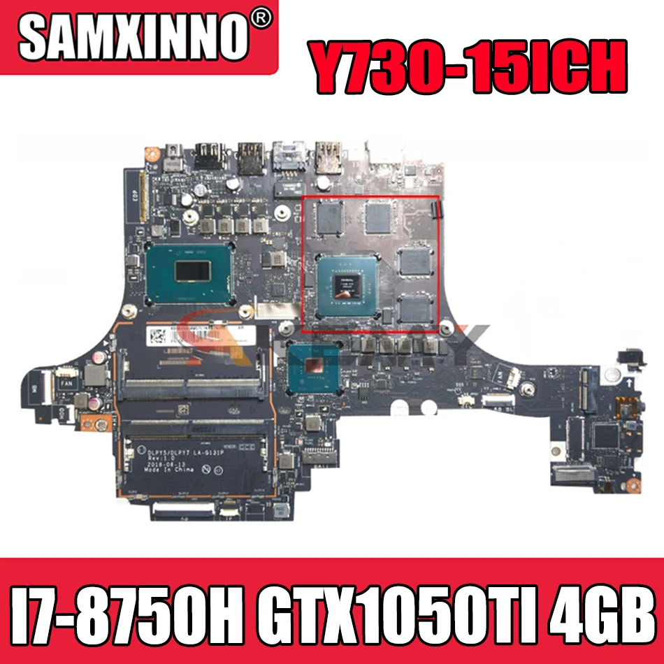 

Akemy DLPY5 / DLPY7 LA-G131P для Lenovo Y730-15ICH материнская плата для ноутбука I7 8750H GPU GTX1050TI 4 ГБ 100% тестовая работа 5B20S56957