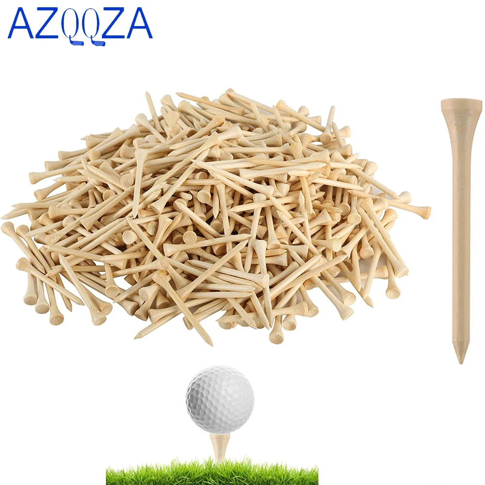 Tees Bamboo Tee Golf Balls Holder 3 Sizes 54mm,70mm,83mmavailable Stronger Than Wood Tees Drop Ship