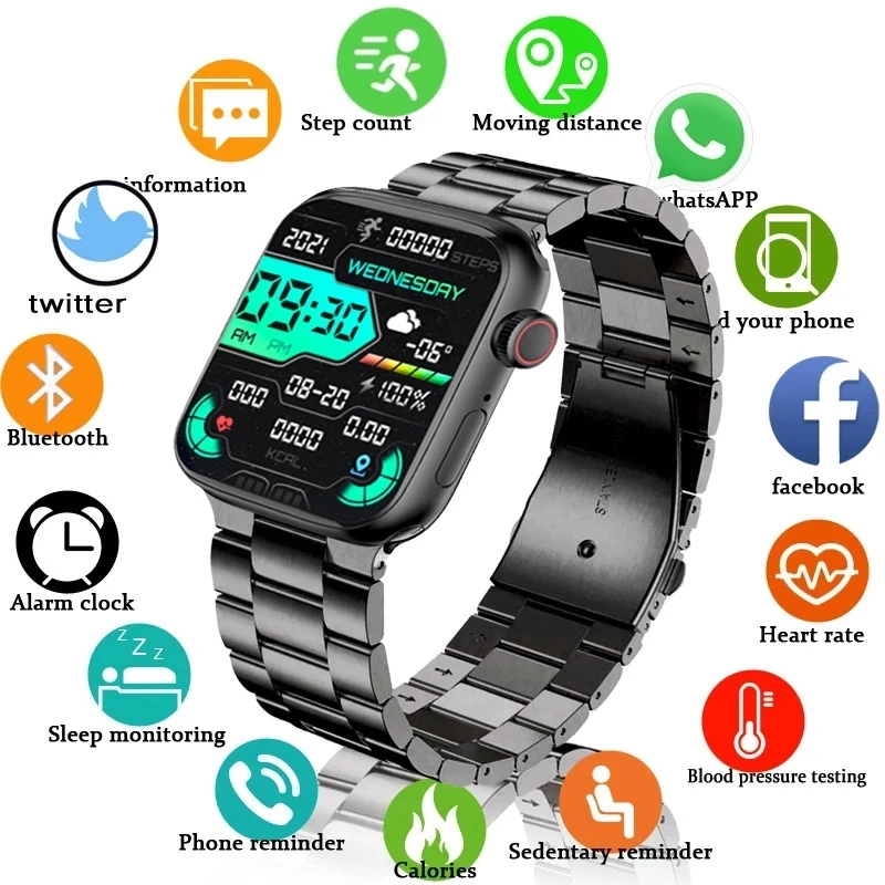 Фото Смарт-часы NFC для мужчин и женщин фитнес-трекер с GPS датчиком движения Bluetooth Android ios