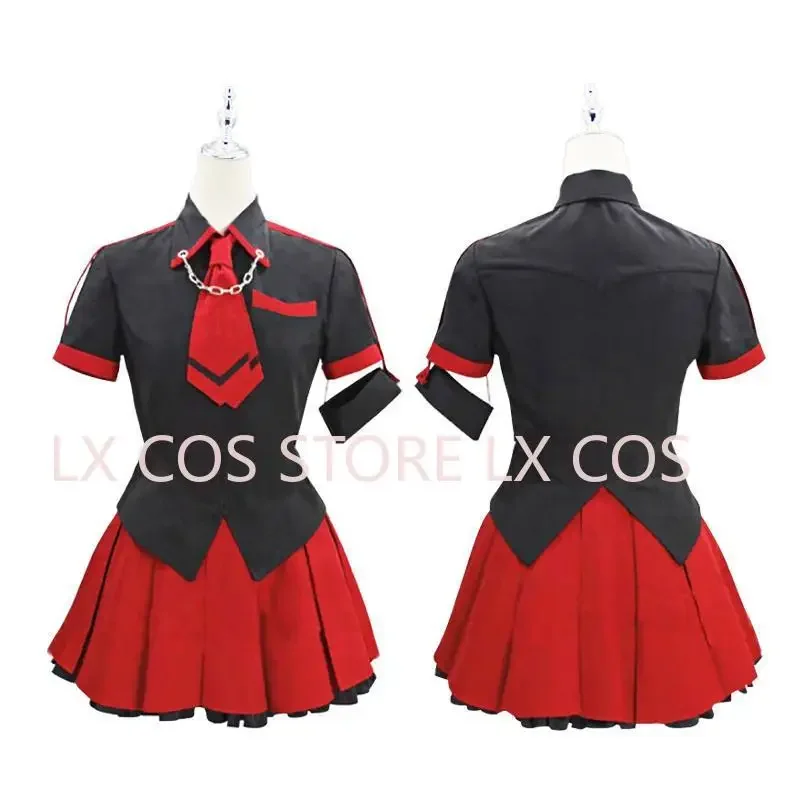 Anime Blood-C Cosplay Kisaragi Saya Costume Girl Dress Uniform Women's Daily School Halloween Custom Made