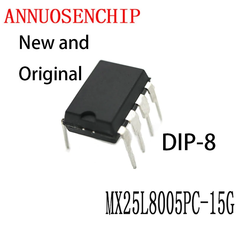10 шт. новые и оригинальные DIP-8 MX25L8005PC DIP8 25L8005PC-15G DIP MX25L8005PC-15 MX25L8005PC-15G