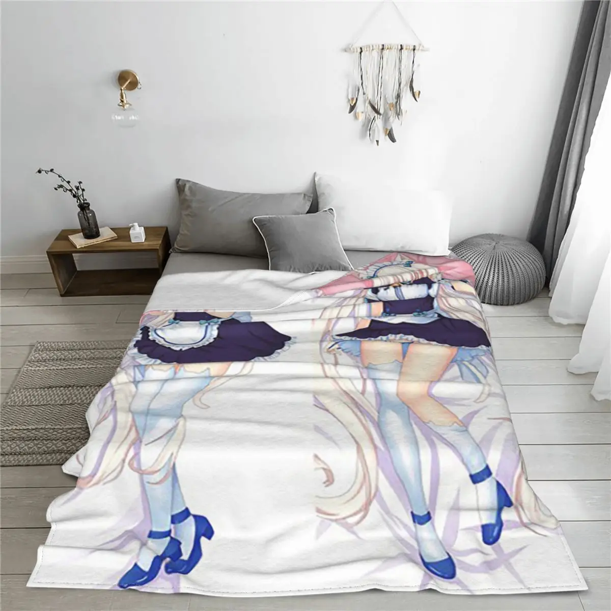 Одеяла Nekopara супермягкое флисовое покрывало для домашнего дивана