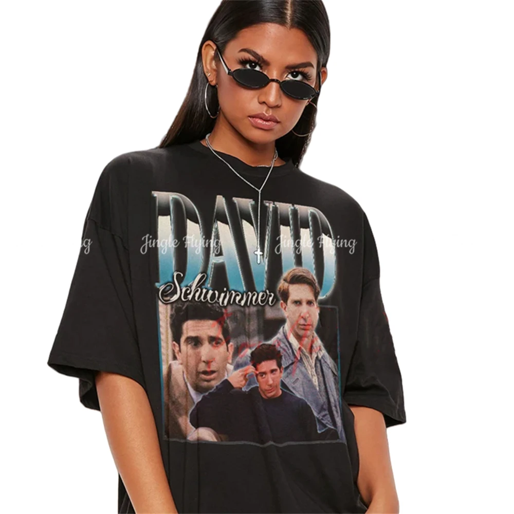 Давид швиммер Tribute футболка забавная Ретро рубашка с принтом Росса