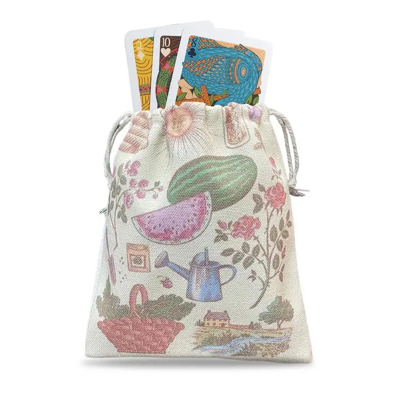 

Tarot Card Pouch Bag 18*13cm Tarot Cards Fabric Bag Jewelry Pouch Thickened Velvet Tarot Card Bag Dice Bag Tarot Card Holder