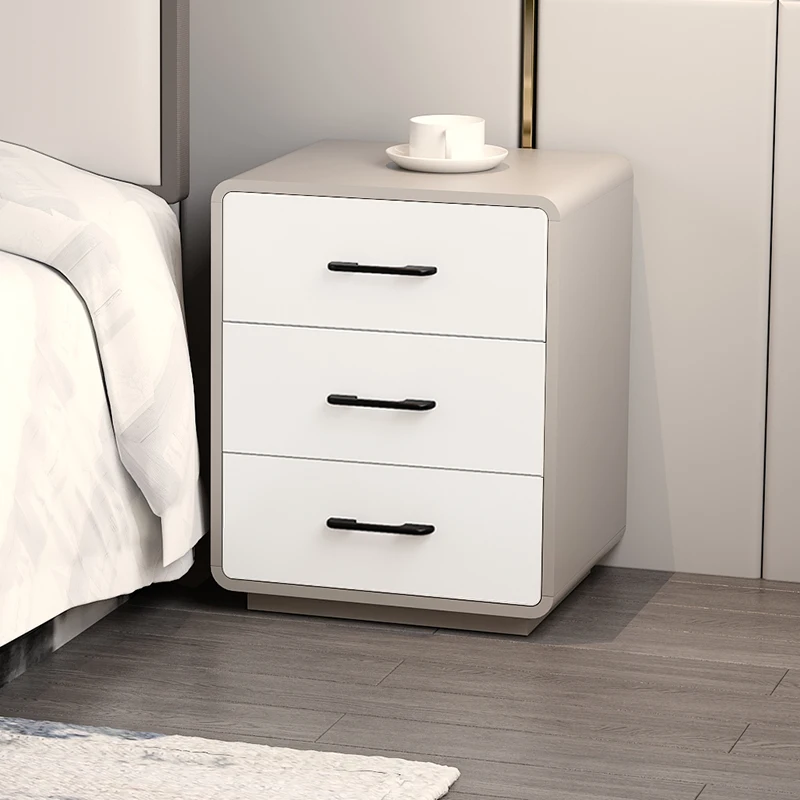 

White Nordic Bedroom Nightstands Storage Filing Furniture Drawer Bedside Table Computer Mini Criado Mudo Home Furniture XY50BT