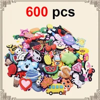 shoe charms accessories fits for crocs 600 pack random decorations pvc buckle for kids party christmas gifts pins