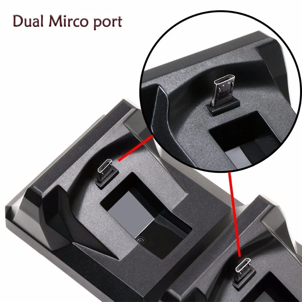 usb dual charge dock for ps4 controller gaming charging stand holder for sony playstation 4 wireless gamepad controle charger free global shipping