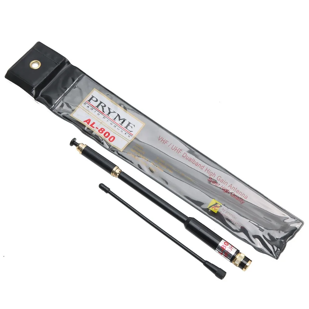 Harvest Antenna AL-800 BNC Dual Band 144/430MHz High Gain Telescopic Antenna for Kenwood TYT HYT ICOM YAESU Walkie Talkie Radio