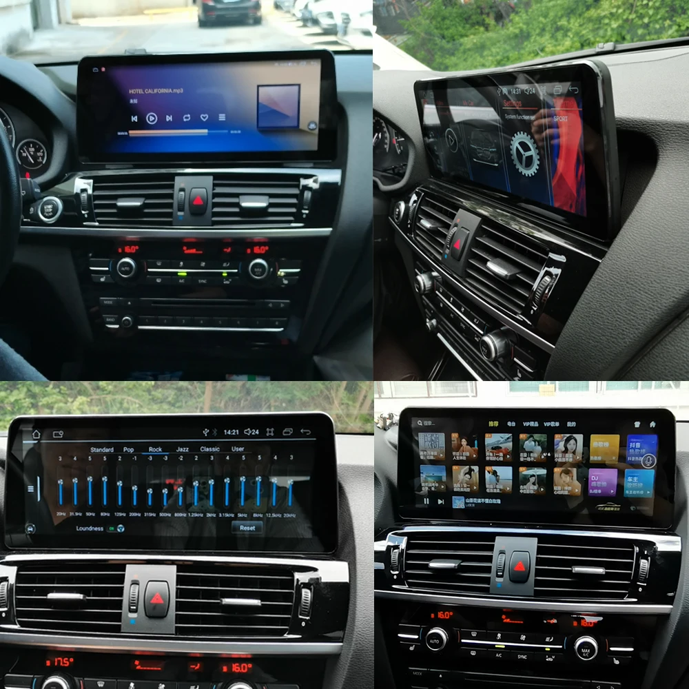 Фото Заводской 12,3-дюймовый сенсорный экран Android13 Автомобильная навигация AUTO Carplay X3 F25 X4 F26 2011-2017 CIC NBT BT WIEI 4G Audio №2