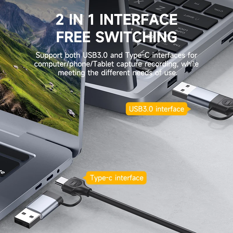 Hdmi-совместимая с USB 3 0 карта видеозахвата hagибис USB/Type-c игровая захватывающая