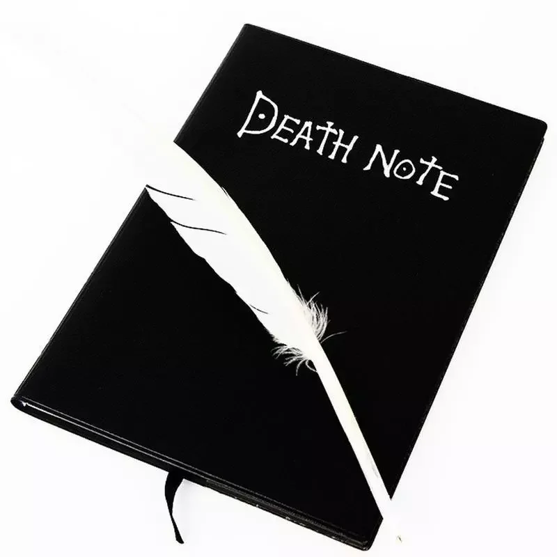 

Death Note Book Cosplay Notebook Journal Diary Feather Theme Supplies Anime Notebook Stationery Macaron Notepad