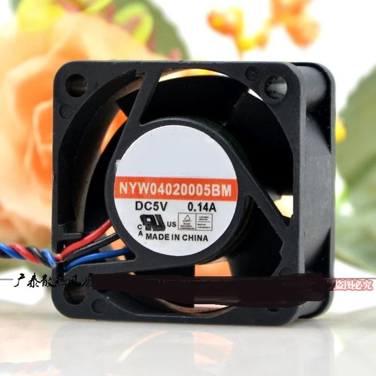 

Новый оригинальный охлаждающий вентилятор NYW04020005BM 4020 5V 0.14a