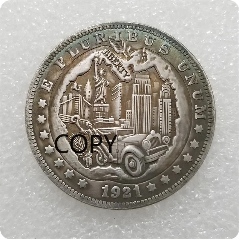 1921 Antique Crafts American Homeless Imitation Commemorative Coin Copy