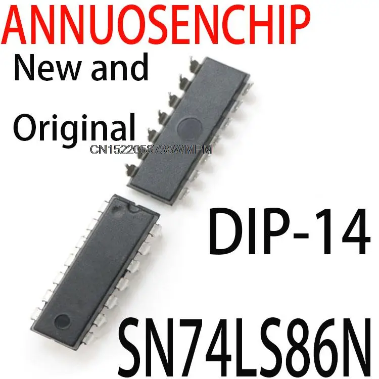 

100PCS New and Original HD74LS86P DIP14 HD74LS86 DIP 74LS86 free shipping SN74LS86N