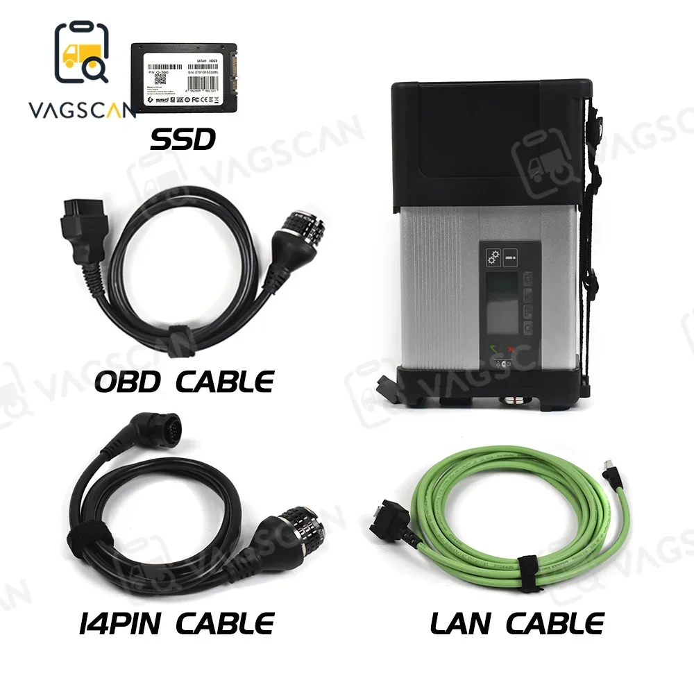 Автомобильный диагностический инструмент для MB STAR C5 New2023 SSD SD Connect Compact 5 Star