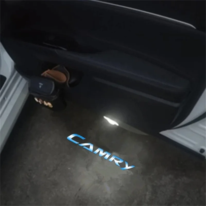 

Светодиодный светильник для дверей автомобиля, аксессуары для Toyota Camry 40 XV40 XV50 XV70 2006-2009-2012-2015-2018-2021-2023, шоу-лампа, 2 шт.