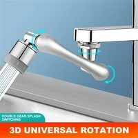 1080%c2%b0 rotation faucet sprayer head universal robot arm bubbler extension faucet aerator nozzle for washbasin kitchen anti splash