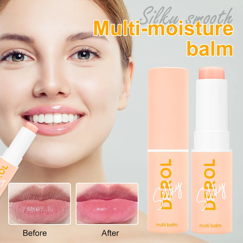 Мгновенный увлажняющий бальзам палочка портативный коллагеновый макияж против