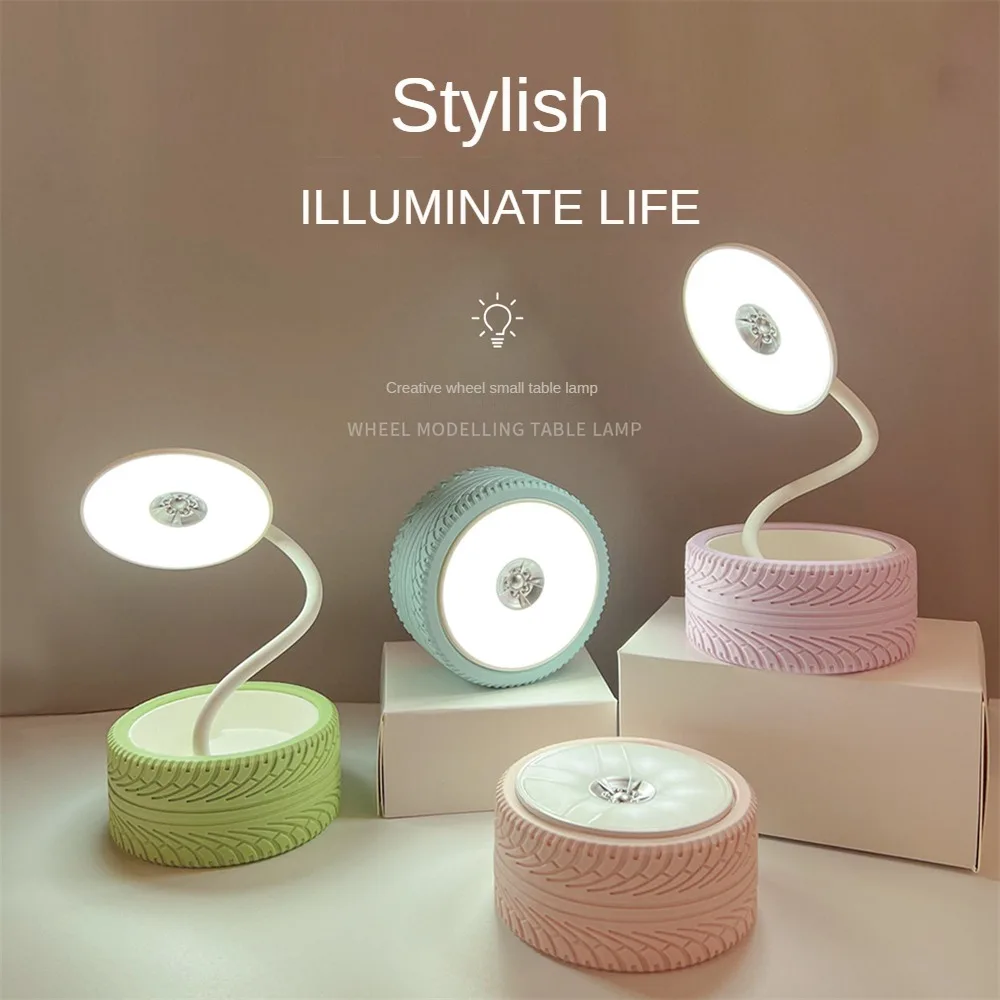 

Night Light 250mah Creative Mini Eye Care Wheel Lighting Tools Night Lamp 5v/1a 5w Bedroom Household Learning Special Desk Lamp