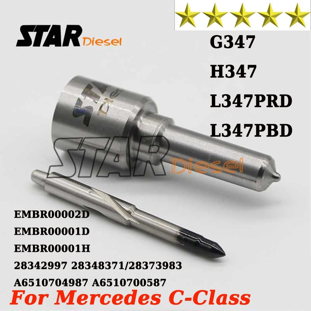 

STAR H347 L347PRD Common Rail Fuel Injector Nozzle Diesel Spray L347PBD for Delphi Mercedes EMBR00002D EMBR00001D A6510704987