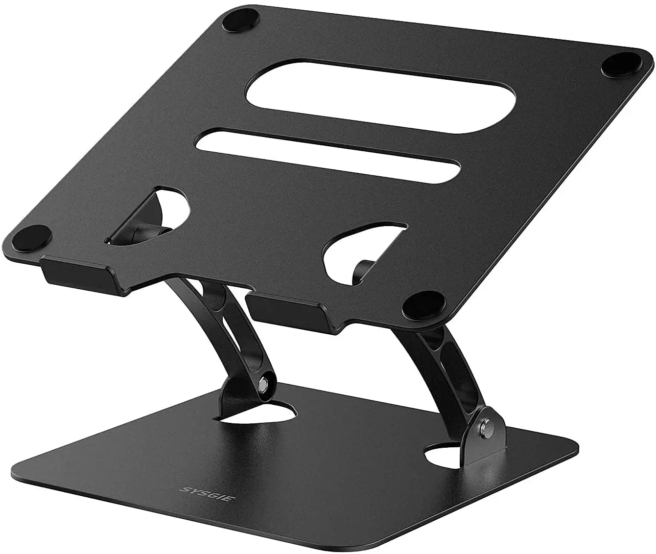 

Laptop Stand,SYSGIE Adjustable Laptop Riser Notebook Holder Stand Ergonomic Aluminum Laptop Mount Computer Stand, Compatible