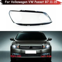 auto headlamp case for volkswagen vw passat b7 2011 2012 2013 2014 2015 car headlight cover glass lamp shell light lampshade