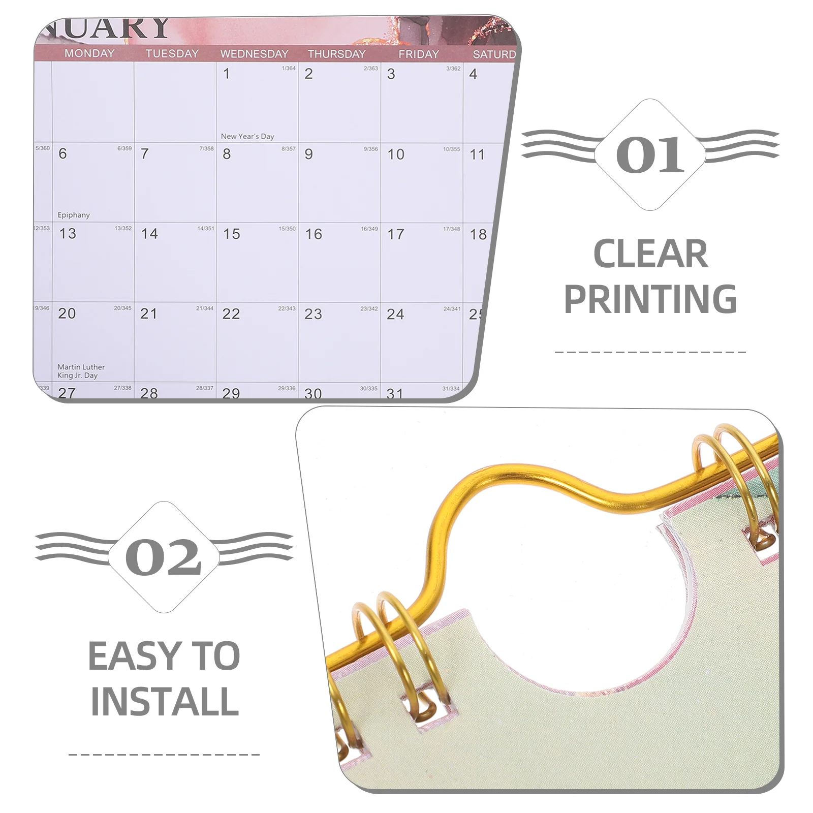 Настенный календарь на 2025 год семейный планировщик адвент-катушка большая