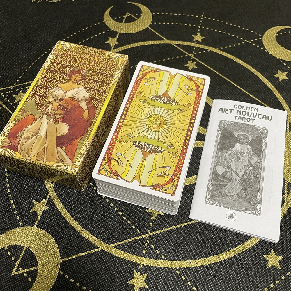 

English Spanish French Italian Portuguese Tarot Deck Big Size for Beginners with Guide Book Board Games Divination Cards