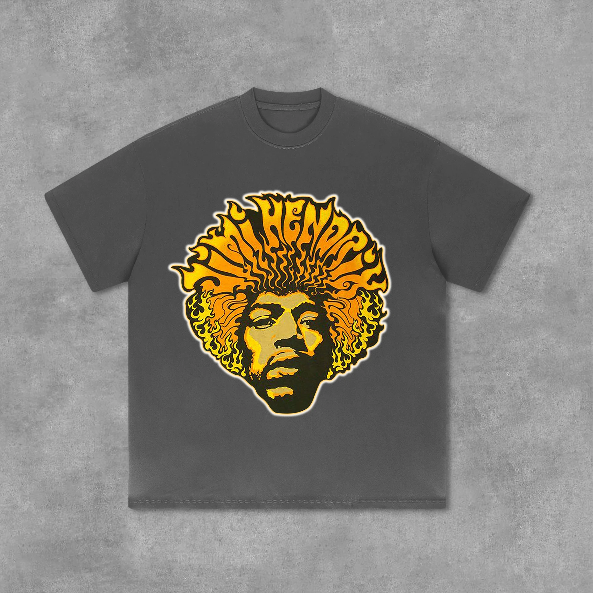 Футболка хлопковая с графическим принтом для гитаристов коротким рукавом