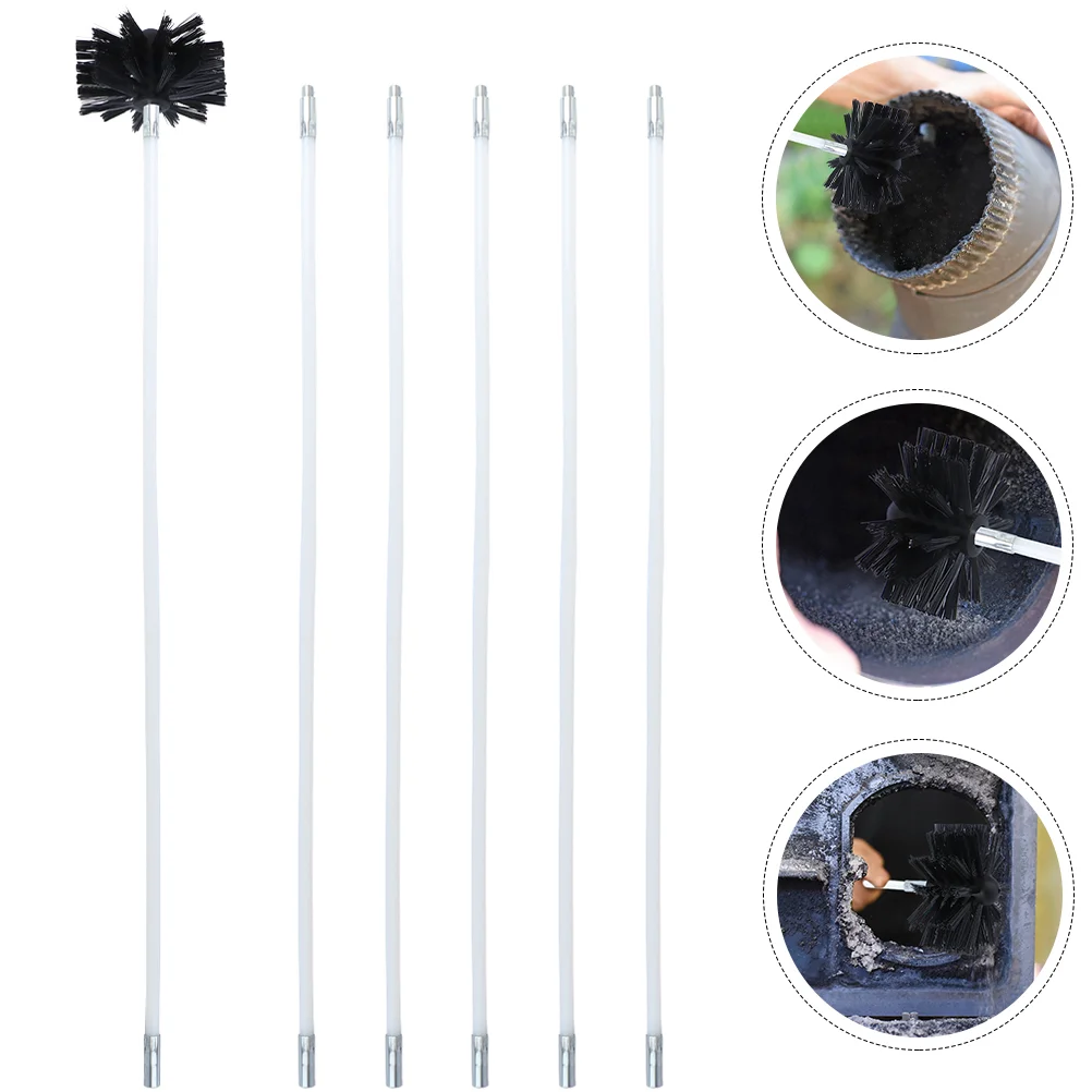

Chimney Brushes Cleaning Brush Dryer Vent Kitchen Sweep Round Fireplace Washing Duct Tools Supplies Rods Flexible Cleaner Clean