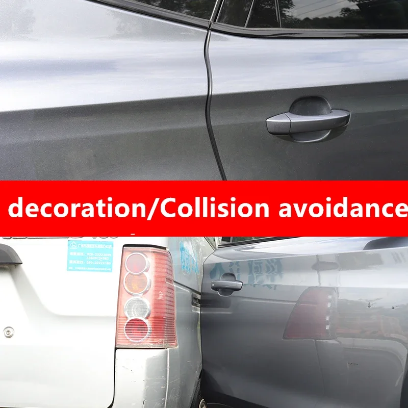 Защита дверей автомобиля прозрачная защита края накладка защитная полоса от