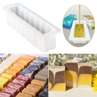 silicone soap mould rectangular toast loaf mold diy candy toast fudge food grade silicone for cake baking tool