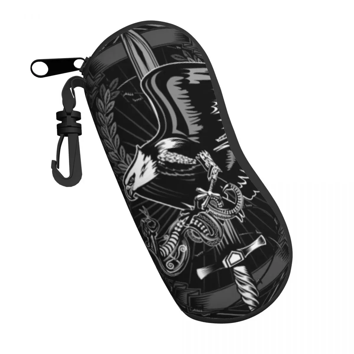 

Мужское и женское искусственное покрытие, чехол с орлом и змеей, мягкая модель, футляр для очков, очки