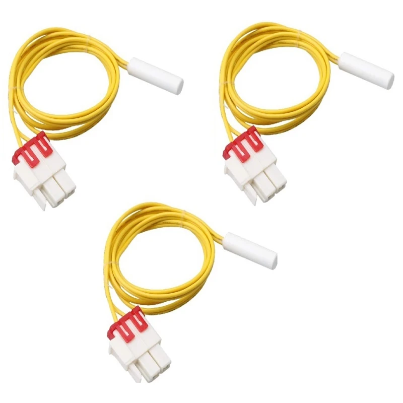 

3Pcs DA32-00006W Refrigerator Defrost Temp Sensor Replacement AP41336842 DA32-10105R DA32-10105R
