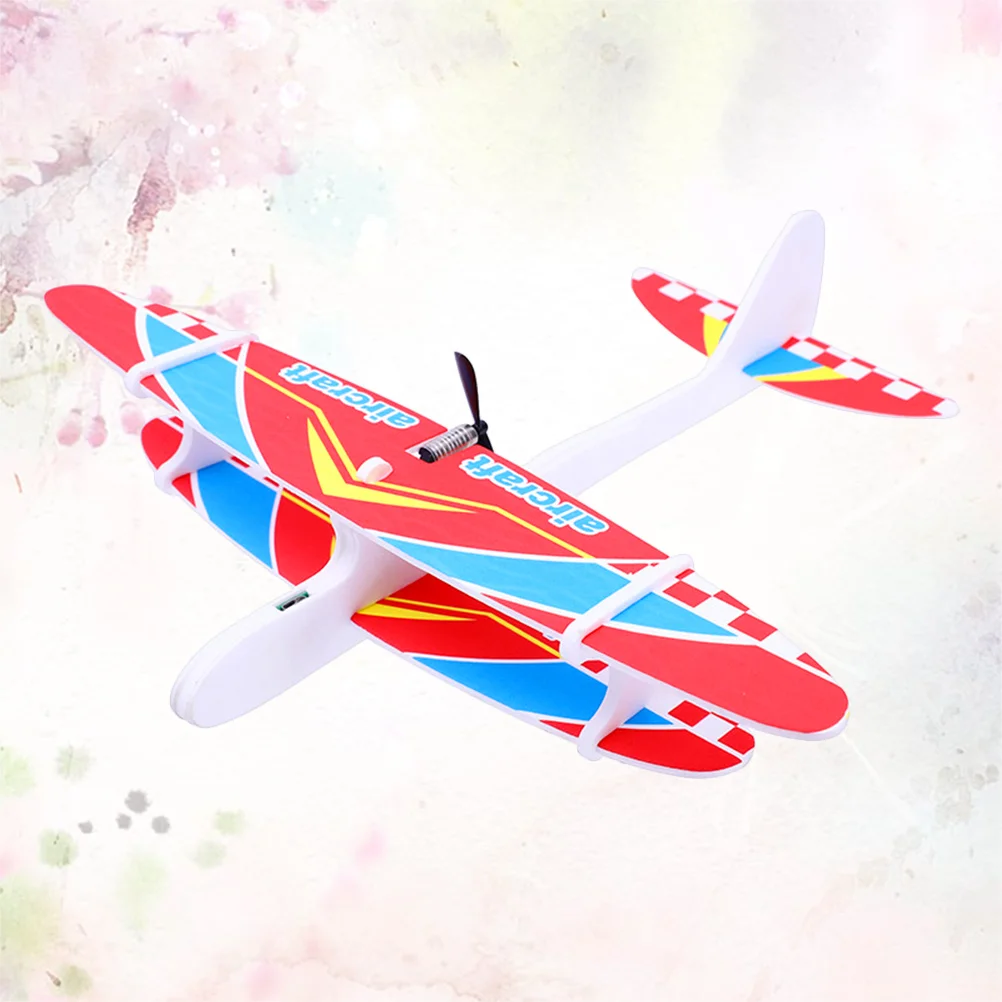 

Electric Foam Capacitor Glider Without Lights Model Toy Kids Hand Throw Flying Plane Aircraft Child