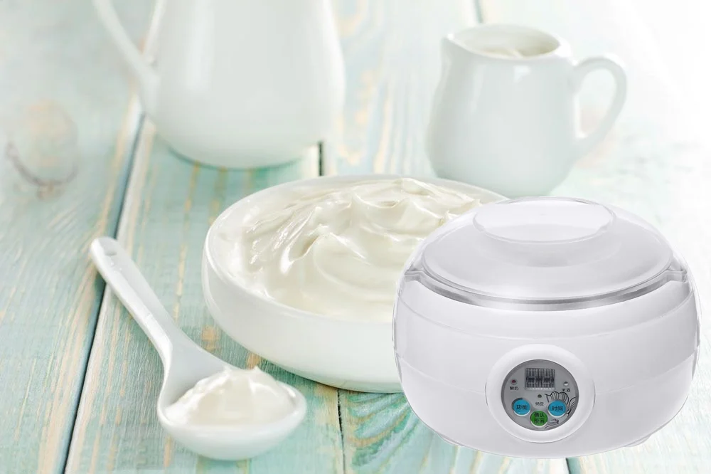 

220V 1.5L White Electric Automatic Yoghurt Maker Rice Wine Natto Cuisine Container Yogurt Maker Kitchen Appliance
