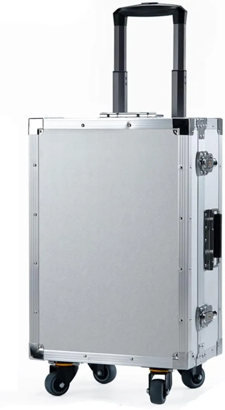 Портативная вертикальная тележка ящик для инструментов алюминиевый жесткий с