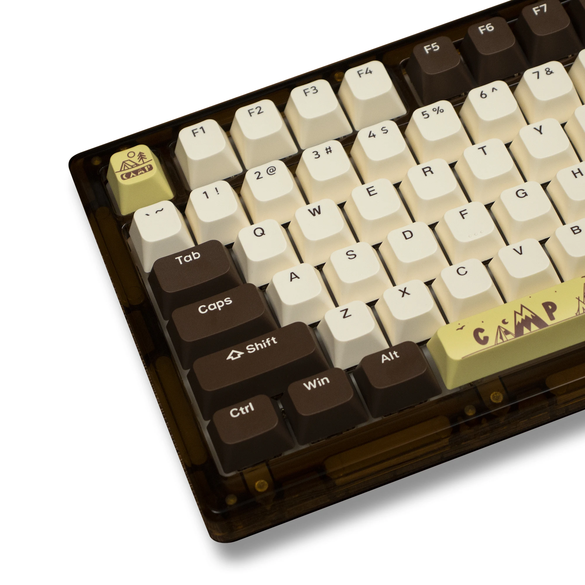 

146 Keys Camp Picnic PBT Keycaps XVX Profile Custom Dye Sub for 60% 65%75% 100% Cherry Gateron MX Switches Mechanical Keyboard