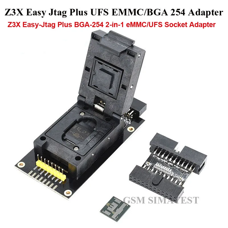 2025 Z3X Easy Jtag Plus Box EMMC Socket NAND UFS BGA 153 254 Адаптер 95