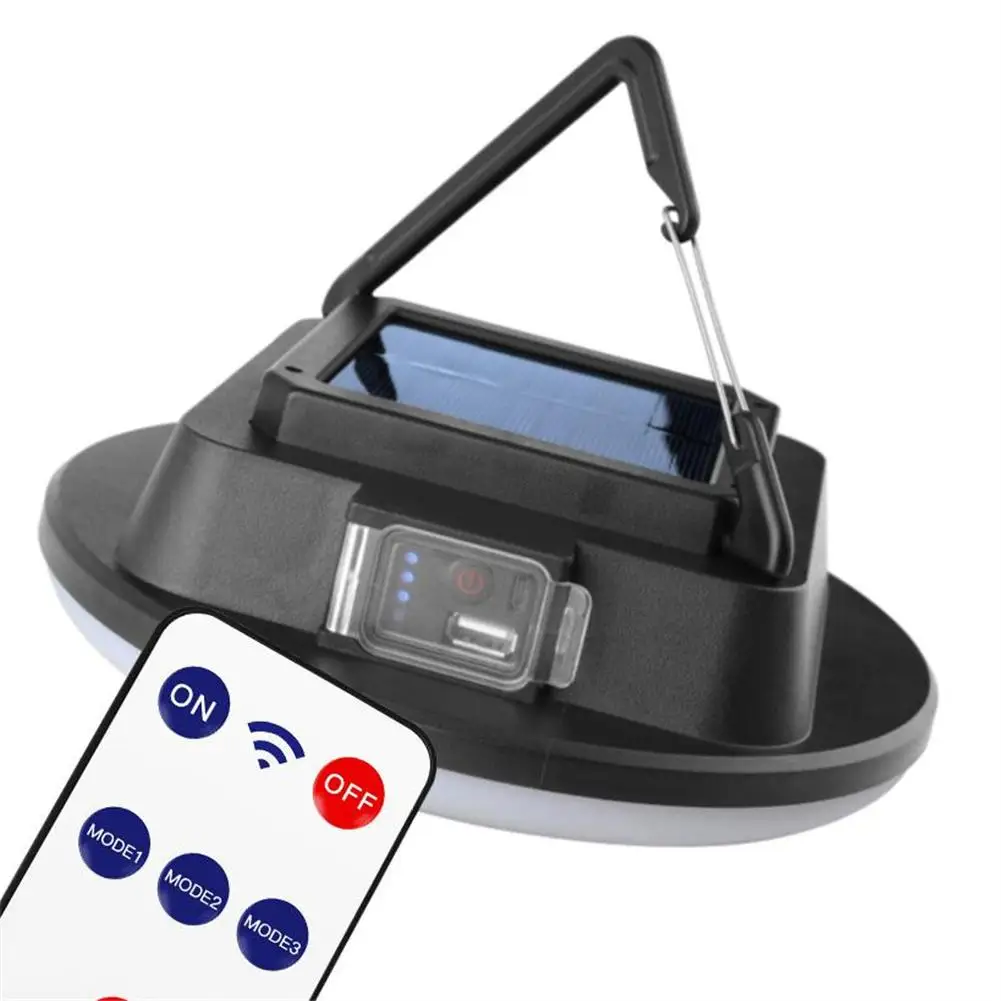 

Outdoor Tent Camping Lamp Portable Remote Control Led Solar Powered Work Repair Light