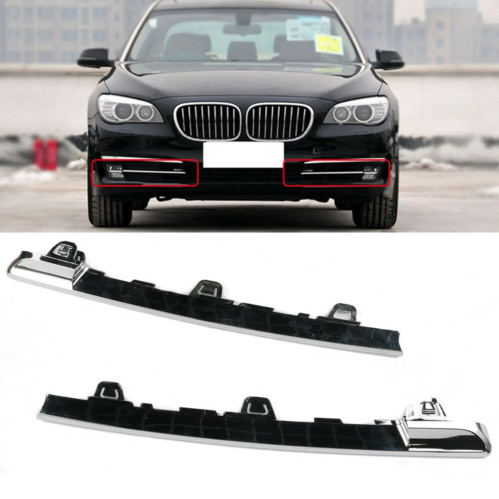 Пара передних бамперов для BMW 7