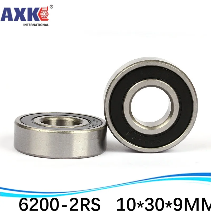 

1pcs double Rubber sealing cover deep groove ball bearing 6200-2RS 10*30*9 mm