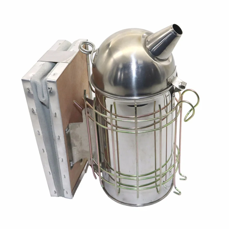 

Manual Smoker Stainless Steel Spray Smoke Honeycomb Smoker Leather Airbag Beekeeping Beekeeper Beekeeping Equipment Supplies