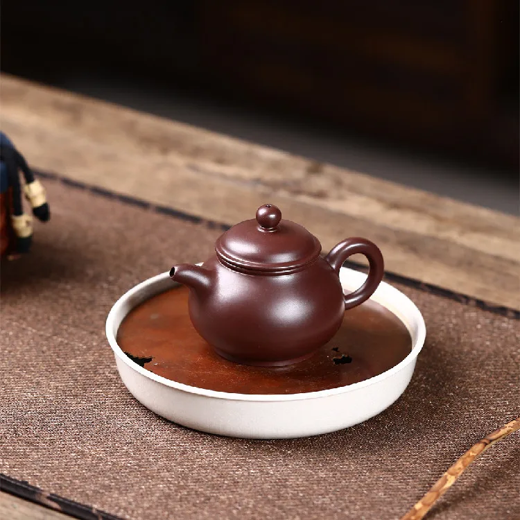 Высокое качество ручной работы рудная фиолетовая кастрюля с песком чайник