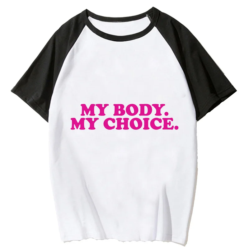 

Pro Choice clothes women Korea grunge graphic tees women 2022 print tshirt crop top harajuku kawaii