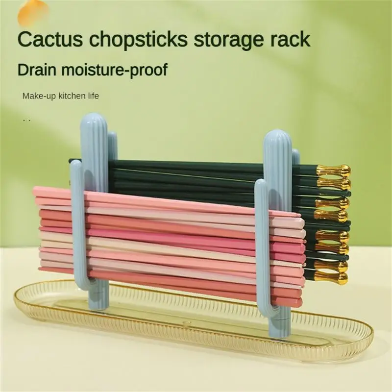 

Kitchen Storage High-value Knife And Fork Chopsticks Cage Storage Rack Chopsticks Drain Rack Cactus Chopsticks Storage Rack