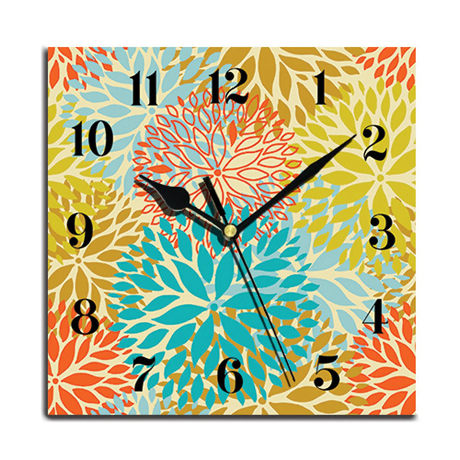 

Battery Operated Wall Clock Noiseless Quartz Wall Clock Decor for Porch Balcony Corridor