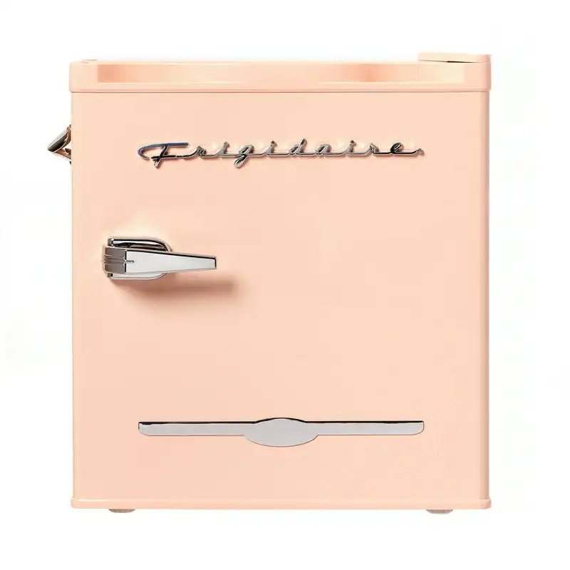 

1.6 Cu ft. Retro Compact Refrigerator with Side Bottle Opener, Coral