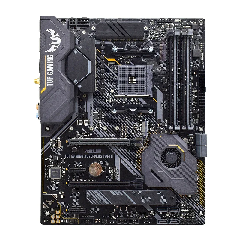 Материнская плата ASUS AMD X570 TUF GAMING X570-PLUS (WI-FI) AM4 поддержка разъема 5500 5600 5700X 5800X3D